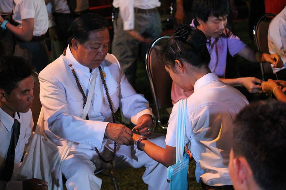 โครงการก้าวแรก ก้าวใหม่ 2557 มมส กิจกรรมบายศรีสู่ขวัญน้องๆเสือดาว11
