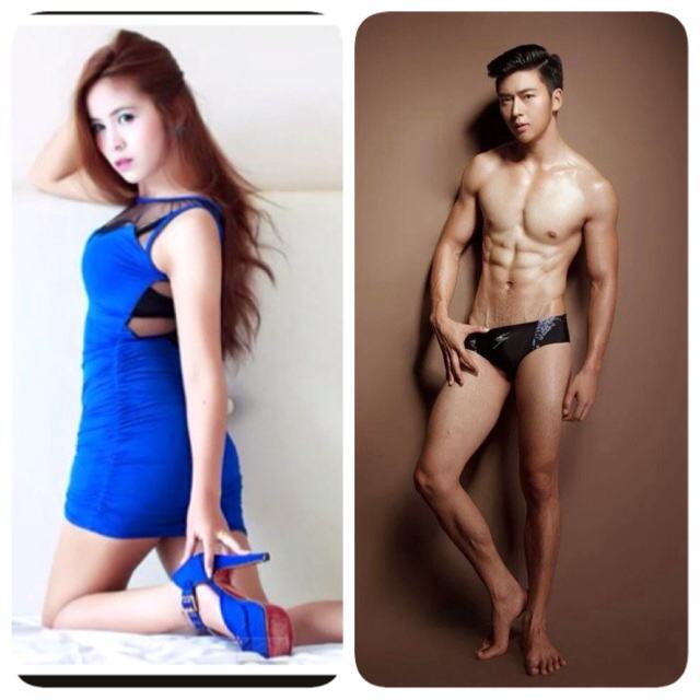 หนุ่มไทใหญ่ Mr. Asia myanmar 2014 จาก พม่า กับ สาวไทใหญ่ น้องแนน เด็ดร้านลาบ ที่เชียงใหม่ ที่กำลังHot