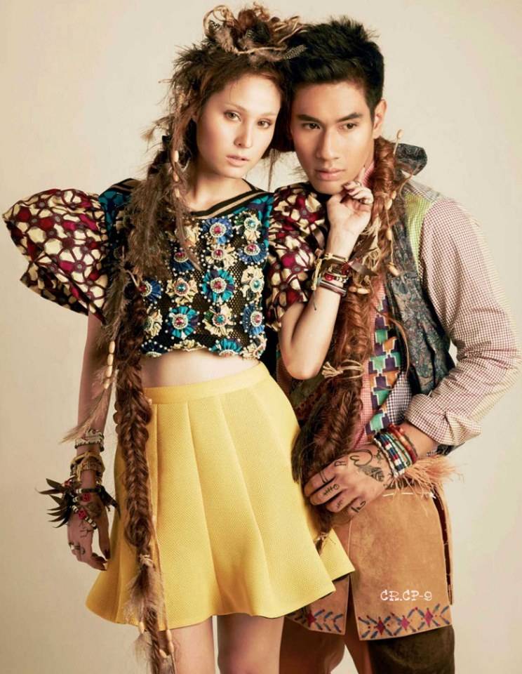 ขวัญ-อุษามณี & อ๋อม-อรรคพันธ์ @ กุลสตรี vol.44 no.1047 August 2014