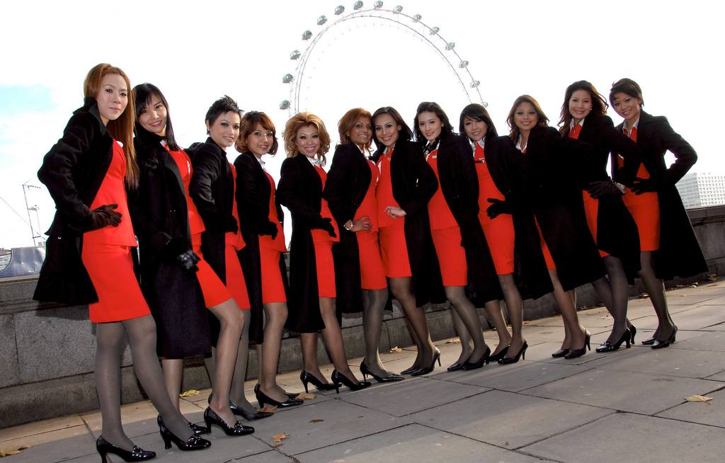 มาดูสาวสวยบนสายการบิน AirAsia