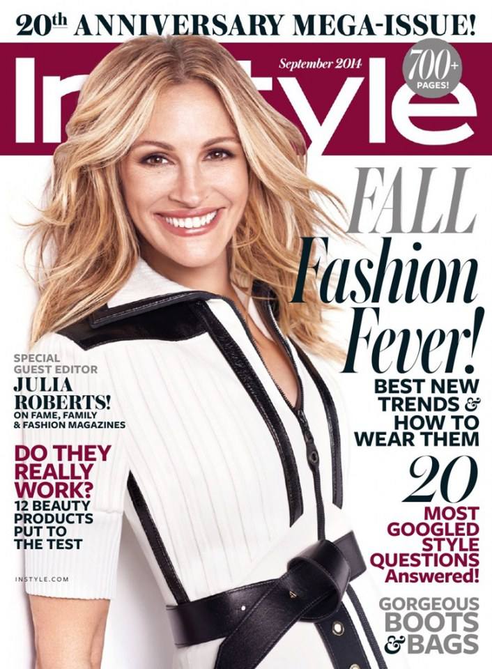 Julia Roberts @ InStyle US September 2014