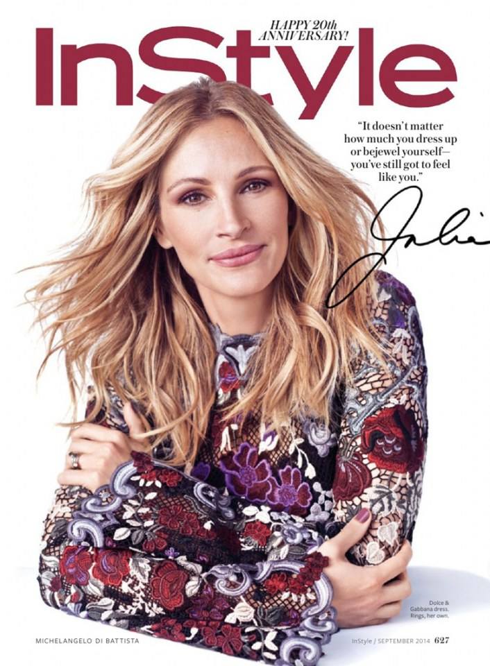 Julia Roberts @ InStyle US September 2014