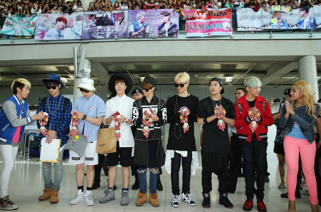 หนุ่มๆ GOT7 ถึงเมืองไทยแล้วจร้าาาาาา น่ารักมว๊ากกก หลงรักเลย