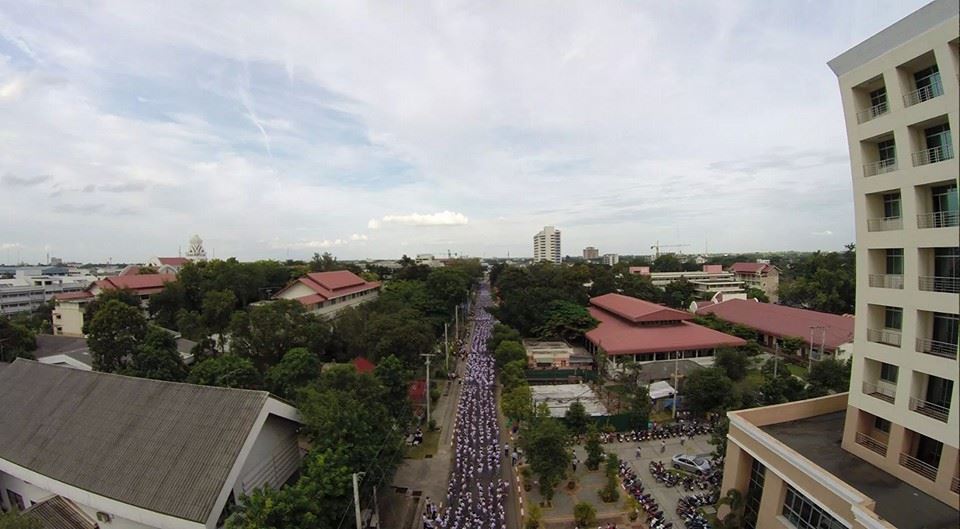 พิธีอัญเชิญตราพระราชลัญจกร มหาวิทยาลัยราชภัฎบุรีรัมย์
