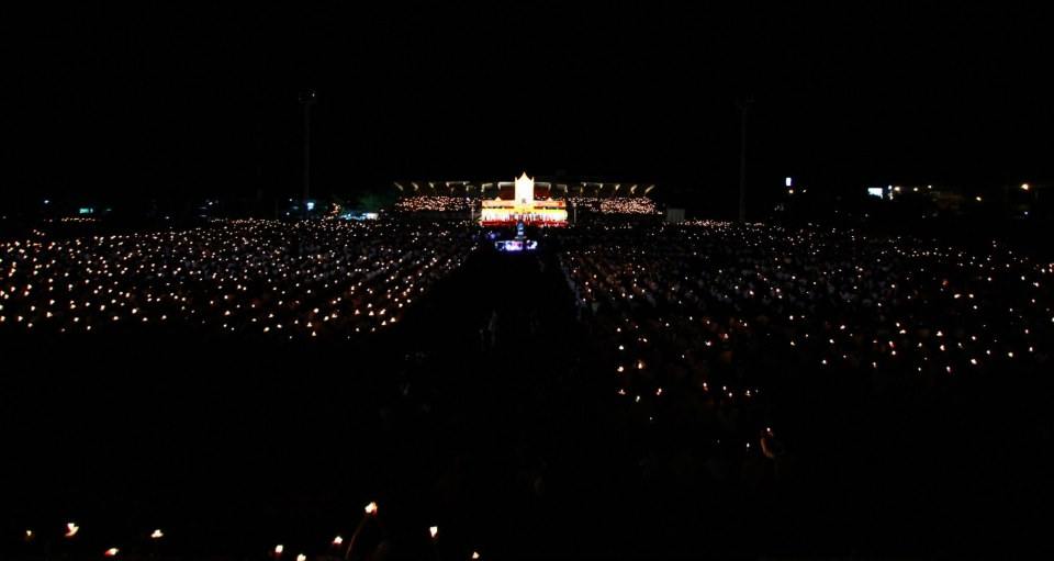พิธีอัญเชิญตราพระราชลัญจกร มหาวิทยาลัยราชภัฎบุรีรัมย์