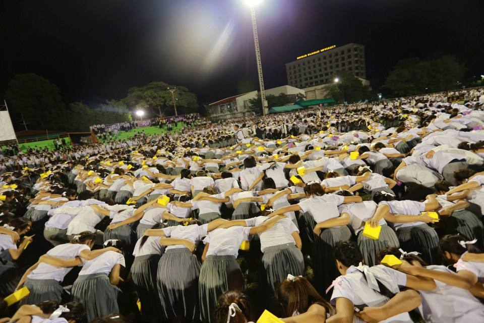 พิธีอัญเชิญตราพระราชลัญจกร มหาวิทยาลัยราชภัฎบุรีรัมย์