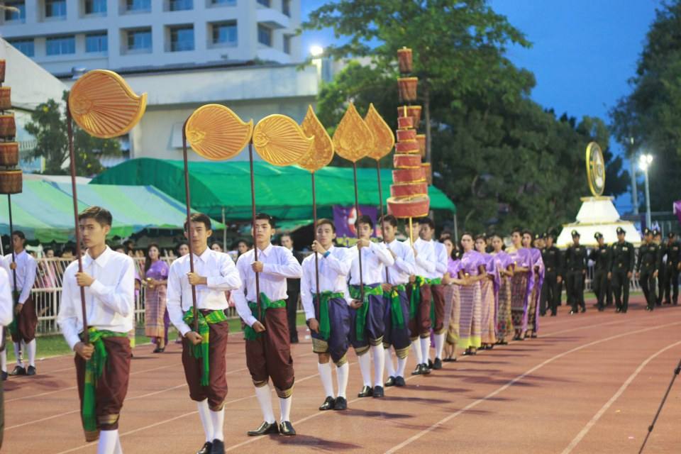 พิธีอัญเชิญตราพระราชลัญจกร มหาวิทยาลัยราชภัฎบุรีรัมย์