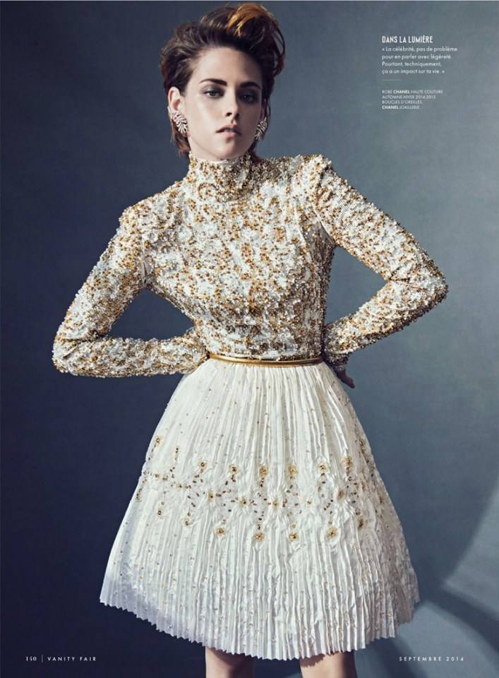 Kristen Stewart @ Vanity Fair France September 2014