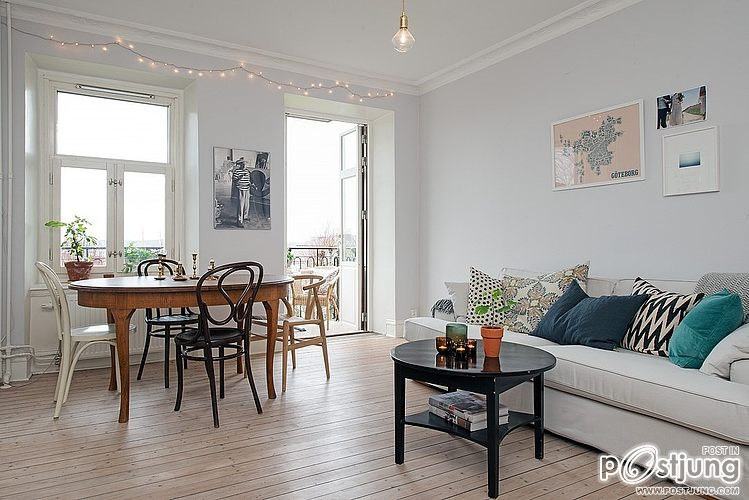 &Ouml;vre Djupedalsgatan Apartment by Johanna Tant
