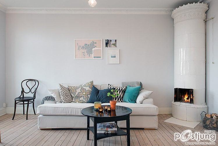 &Ouml;vre Djupedalsgatan Apartment by Johanna Tant