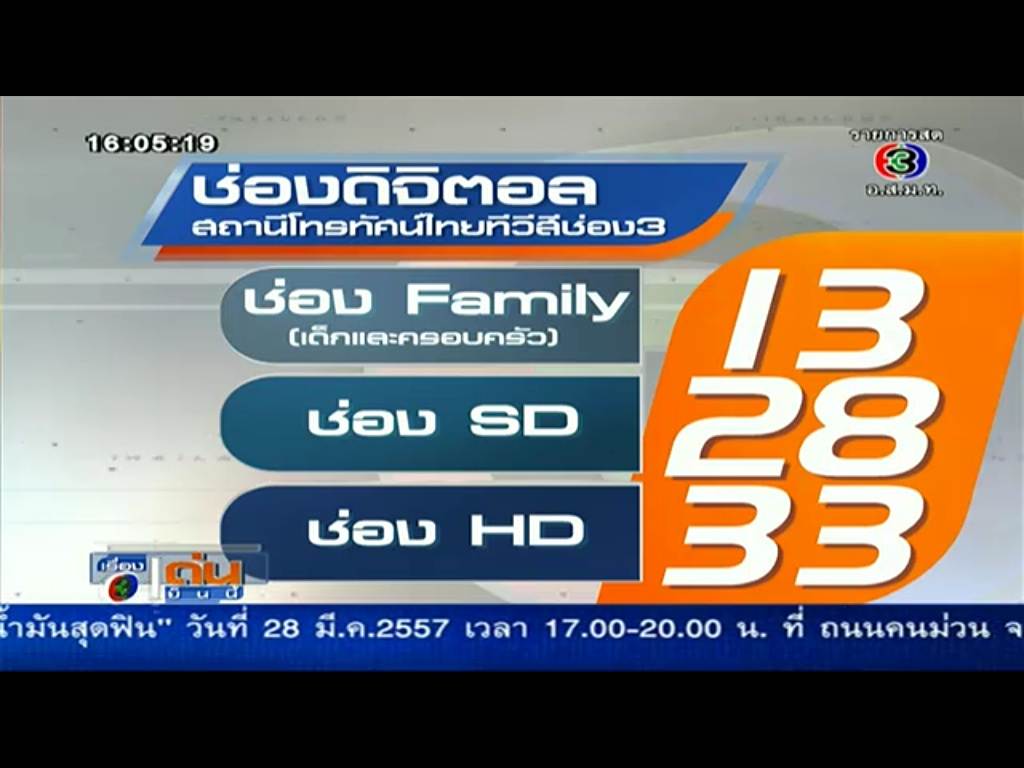 กสท. ขีดเส้นตาย 15 วัน สั่ง "ช่อง 3" ห้ามออนแอร์ระบบอนาล็อก
