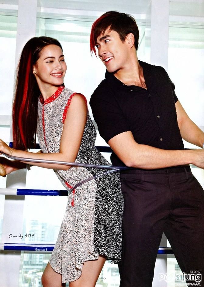 ณเดชน์ & ญาญ่า อุรัสยา @ พลอยแกมเพชร vol.23 no.543 September 2014