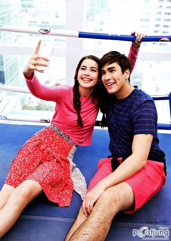 ณเดชน์ & ญาญ่า อุรัสยา @ พลอยแกมเพชร vol.23 no.543 September 2014