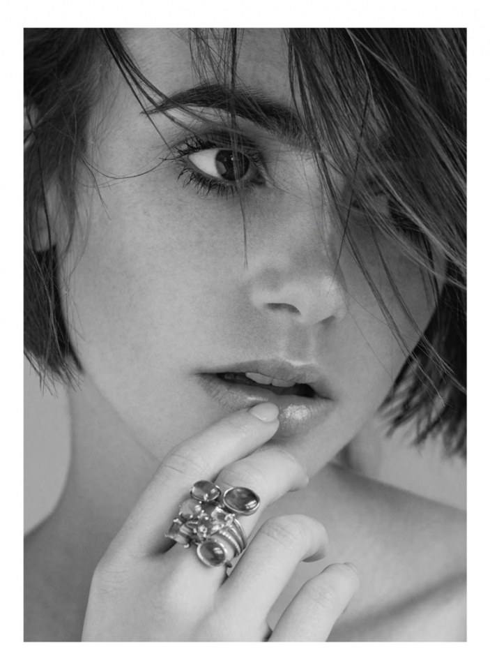 Lily Collins @ Marie Claire UK October 2014