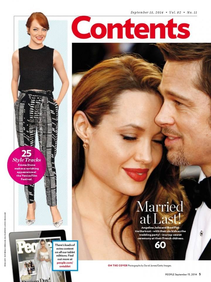 The Jolie-Pitt Family Wedding Album @ People Magazine