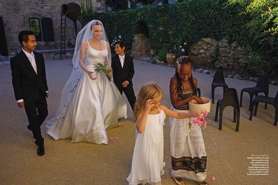The Jolie-Pitt Family Wedding Album @ People Magazine
