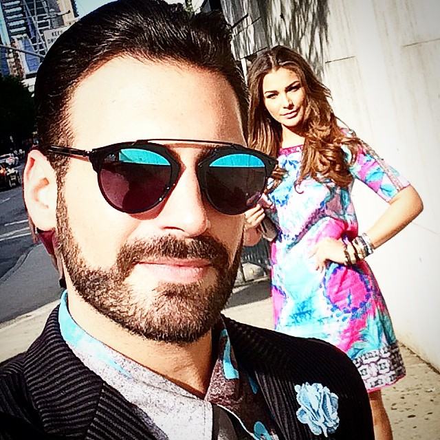 Miss Venezuela บินชมงานนิวยอร์คแฟชั่นวีค 2014 เพื่อเลือกชุดใส่เก็บตัว
