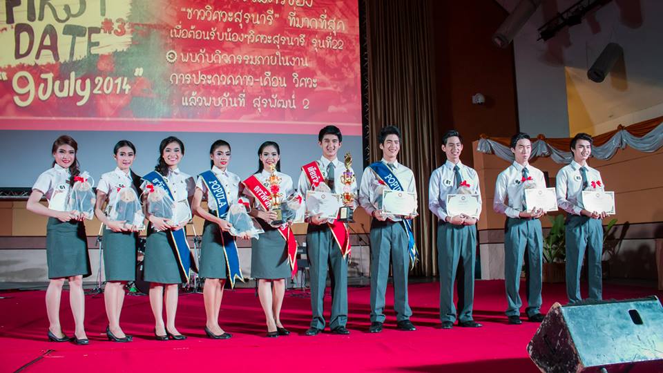 ตำแหน่งดาวเดือนวิศวกรรมศาสตร์ มหาวิทยาลัยเทคโนโลยีสุรนารี ปี2557