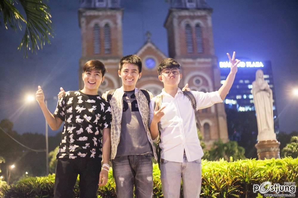 Nick Pavich Saprungroj and Koolcheng Trịnh Tú Trung in Vietnam
