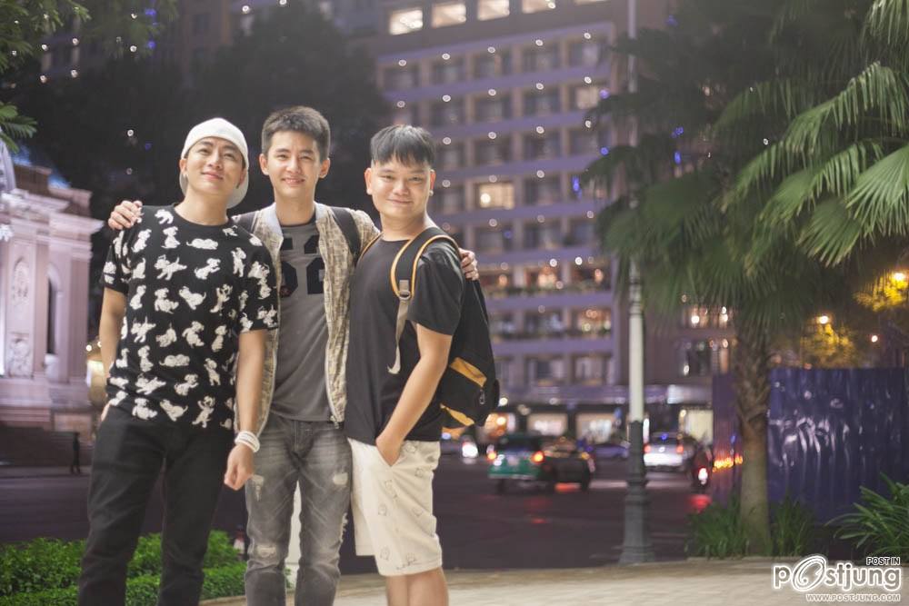 Nick Pavich Saprungroj and Koolcheng Trịnh Tú Trung in Vietnam