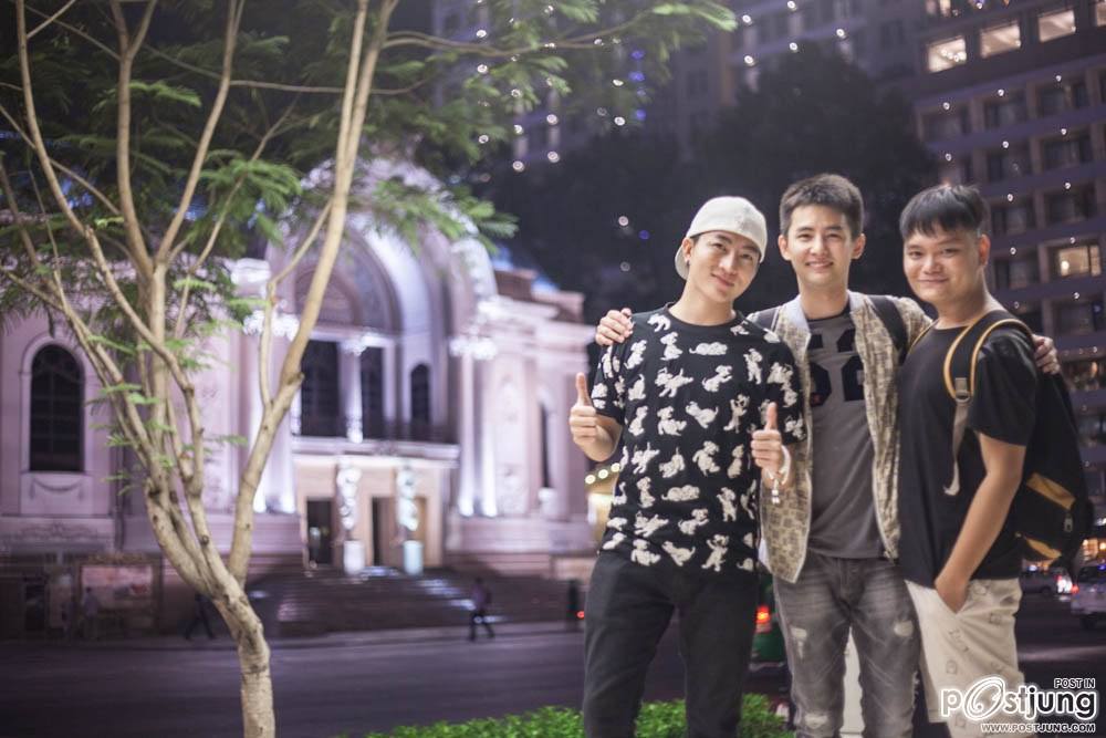 Nick Pavich Saprungroj and Koolcheng Trịnh Tú Trung in Vietnam