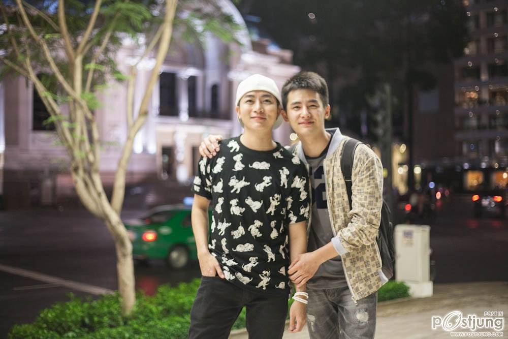 Nick Pavich Saprungroj and Koolcheng Trịnh Tú Trung in Vietnam
