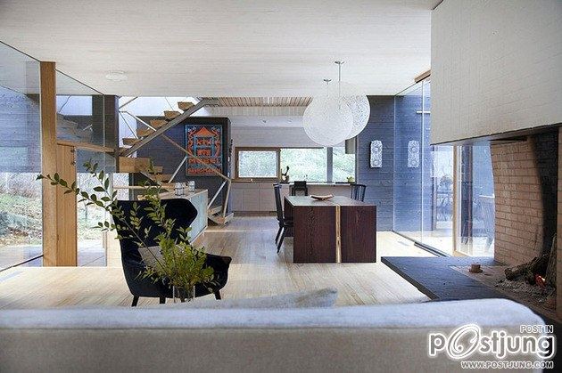 Train Depot to Modern Cottage Conversion