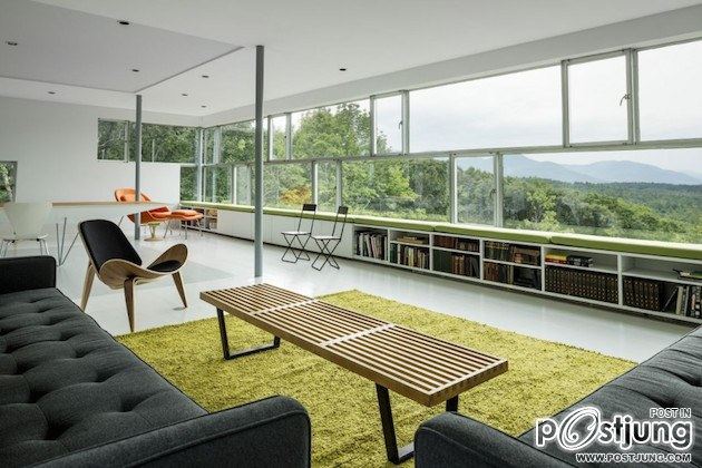 GLASS TOWER HOUSE IN NEW YORK