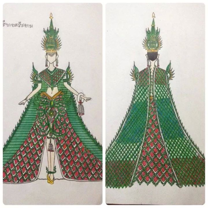 รวมงานออกแบบชุดประจำชาติที่เข้าร่วมประกวดปีนี้บางส่วน (ขยายเวลาส่งถึง 30 กันยายน)