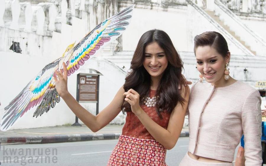 จ๊ะ จิตตาภา & อายส์ กมลเนตร @ เบี้องหลังถ่ายแบบนิตยสาร ขวัญเรือน