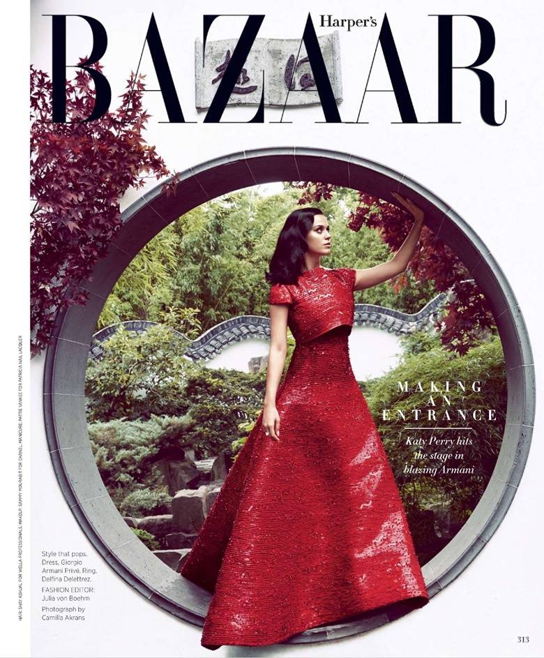 Katy Perry @ Harper&rsquo;s Bazaar US October 2014