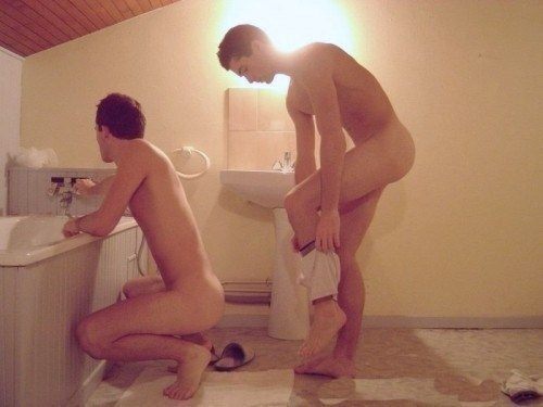 Behind Bathroom Doors