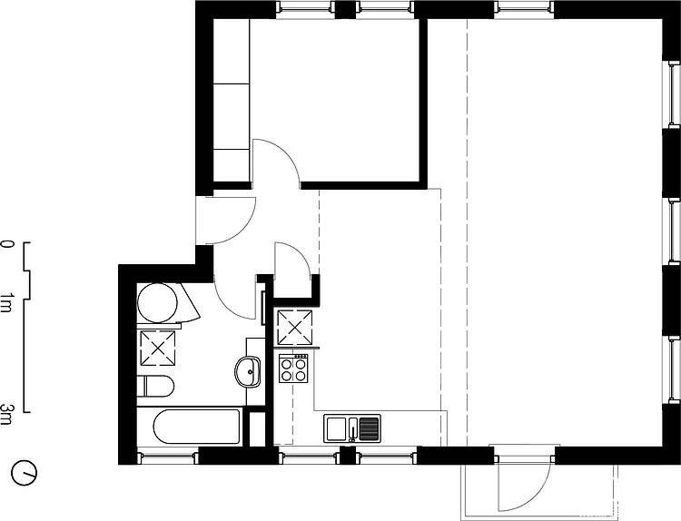 Flinders Lane Apartment by Clare Cousins Architects