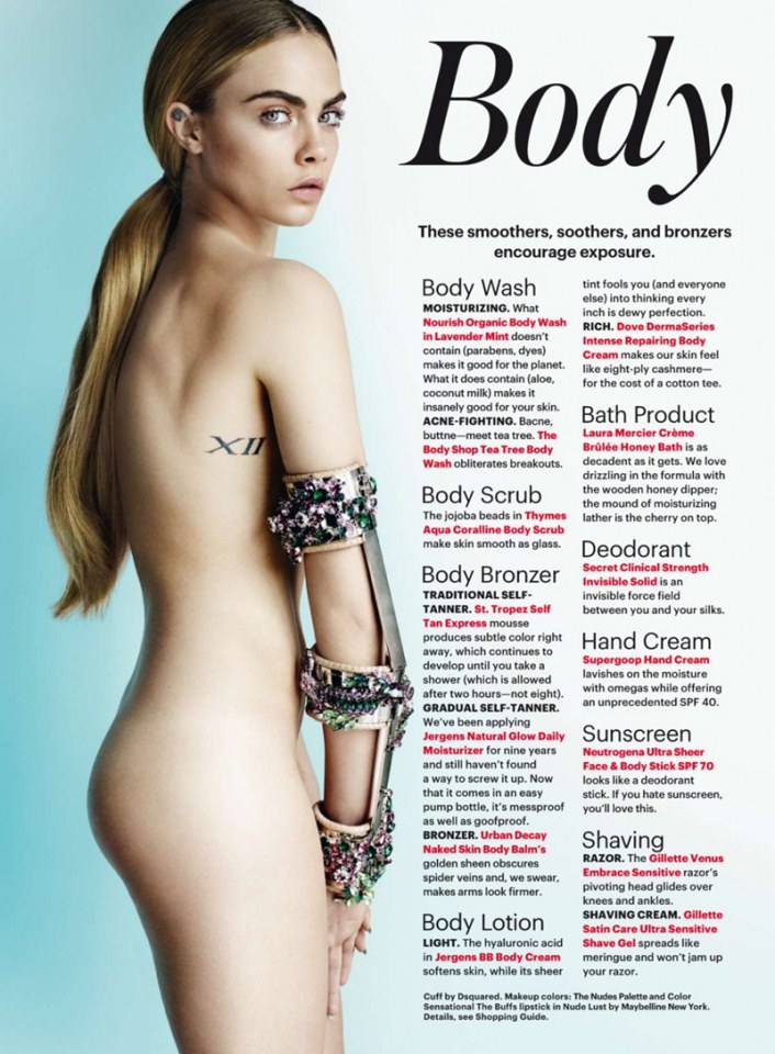 Cara Delevingne @ Allure October 2014