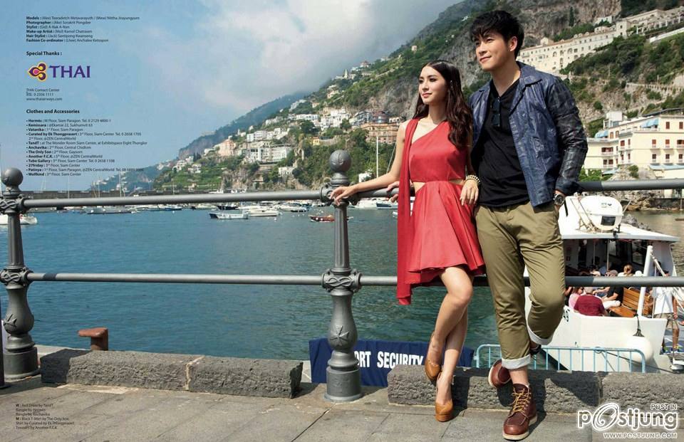 อาเล็ก-ธีรเดช & มิว-นิษฐา @ HONEYMOON+TRAVEL no.148 September 2014