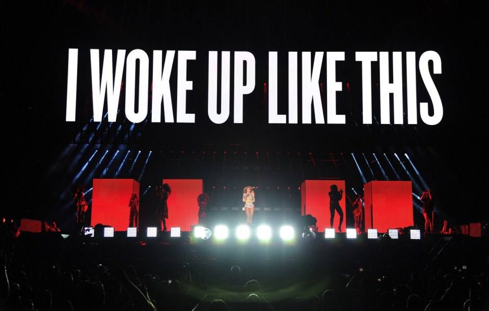 Beyonce on the run tour