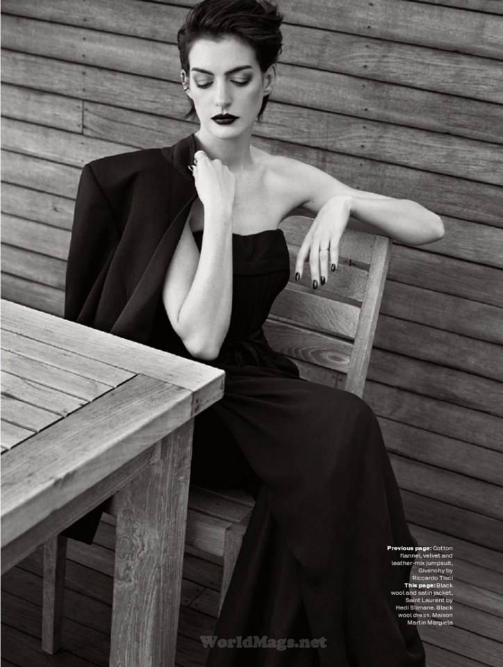 Anne Hathaway @ Elle UK November 2014