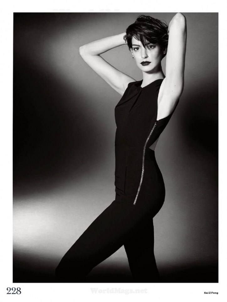 Anne Hathaway @ Elle UK November 2014