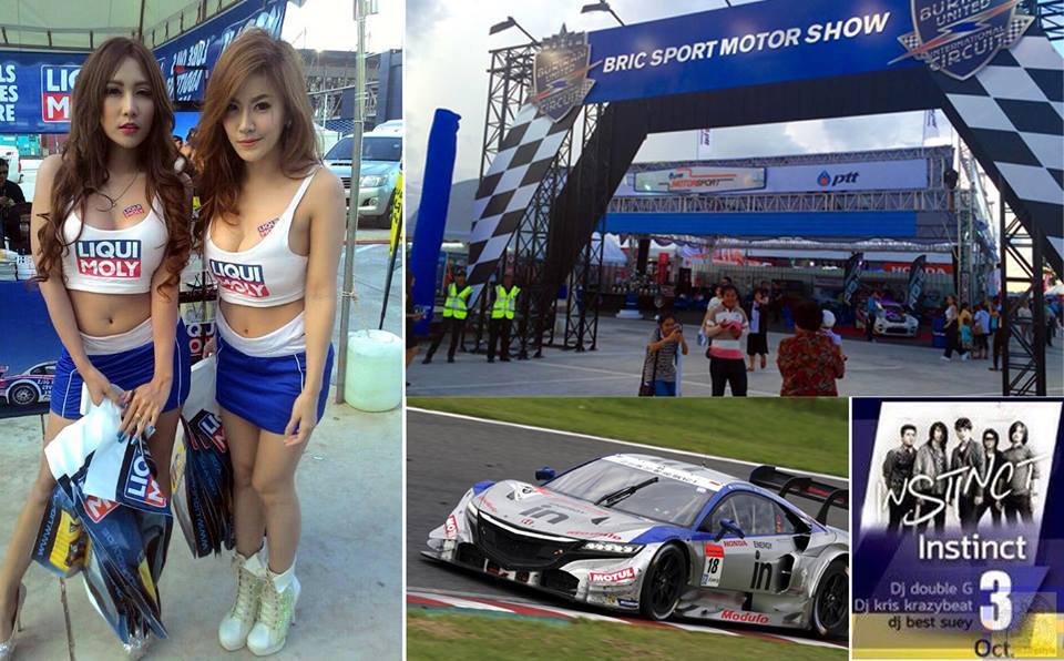 สาวๆเรซควีนญี่ปุ่นปะทะพริ๊ตตี้สาวไทยในงานบุรีรัมย์มอเตอร์โชว์