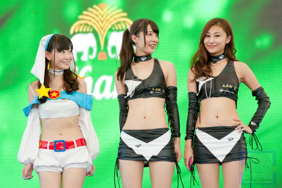 สาวๆเรซควีนญี่ปุ่นปะทะพริ๊ตตี้สาวไทยในงานบุรีรัมย์มอเตอร์โชว์