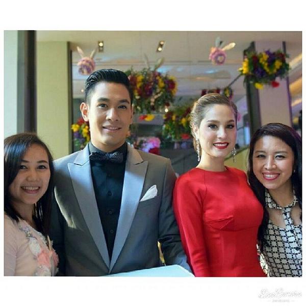 คู่จิ้น__อ๋อม-ขวัญ @งานเดินแบบการกุศล