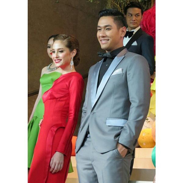คู่จิ้น__อ๋อม-ขวัญ @งานเดินแบบการกุศล