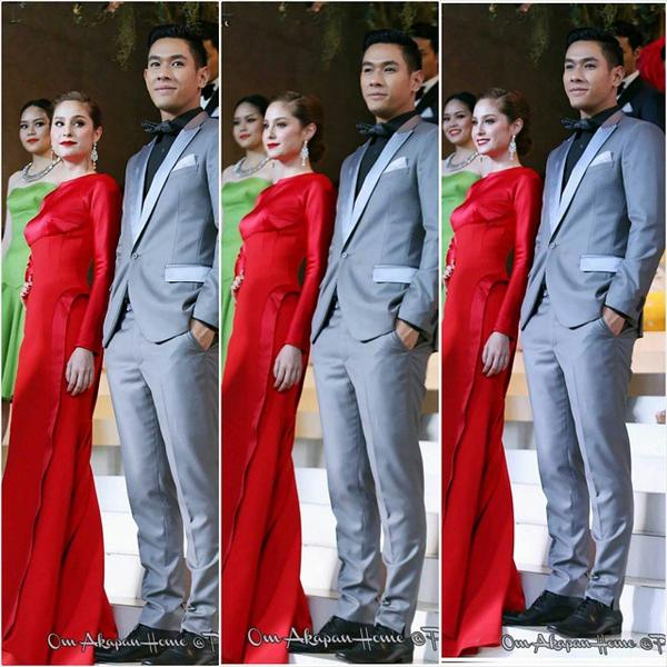 คู่จิ้น__อ๋อม-ขวัญ @งานเดินแบบการกุศล