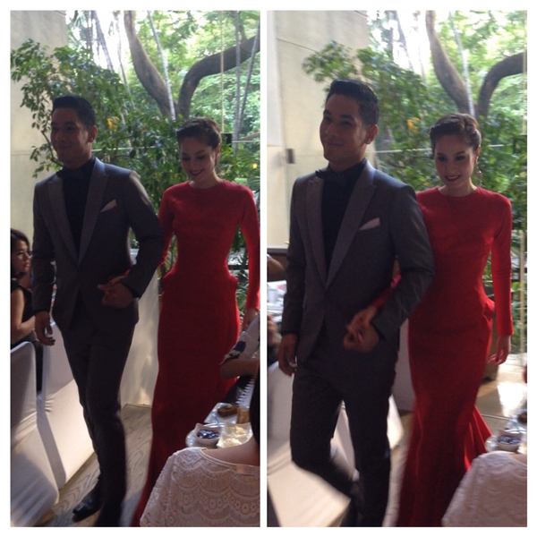คู่จิ้น__อ๋อม-ขวัญ @งานเดินแบบการกุศล