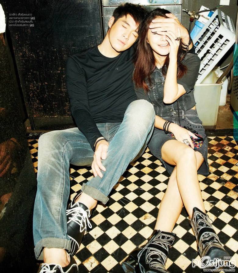 อาเล็ก-ธีรเดช & มิว-นิษฐา @ NYLON THAILAND vol.2 no.20 October 2014