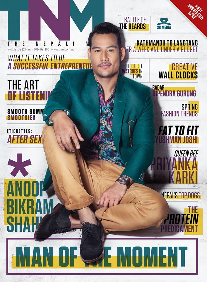 Anoop Bikram Shahi  นายแบบ เนปาน