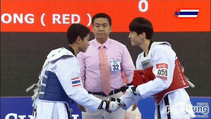 ควันหลงเทควันโด ฟ้อน อัครินทร์ ลีแดฮุน หล่อไทย VS. หล่อเกาหลีใต้