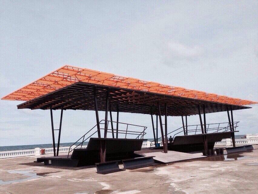 1.   A Place We Stand At Bangsaen ที่นี่เป็นศาลาอเนกประสงค์ที่เอาไว้นั่งชิวริมทะเล