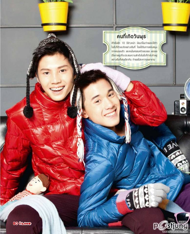 แบงค์-ธิติ & เจมส์-ธีรดนย์ @ ILIKE Magazine no.285 October 2014