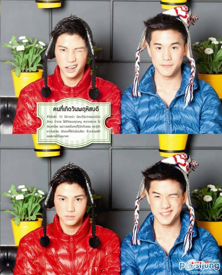 แบงค์-ธิติ & เจมส์-ธีรดนย์ @ ILIKE Magazine no.285 October 2014